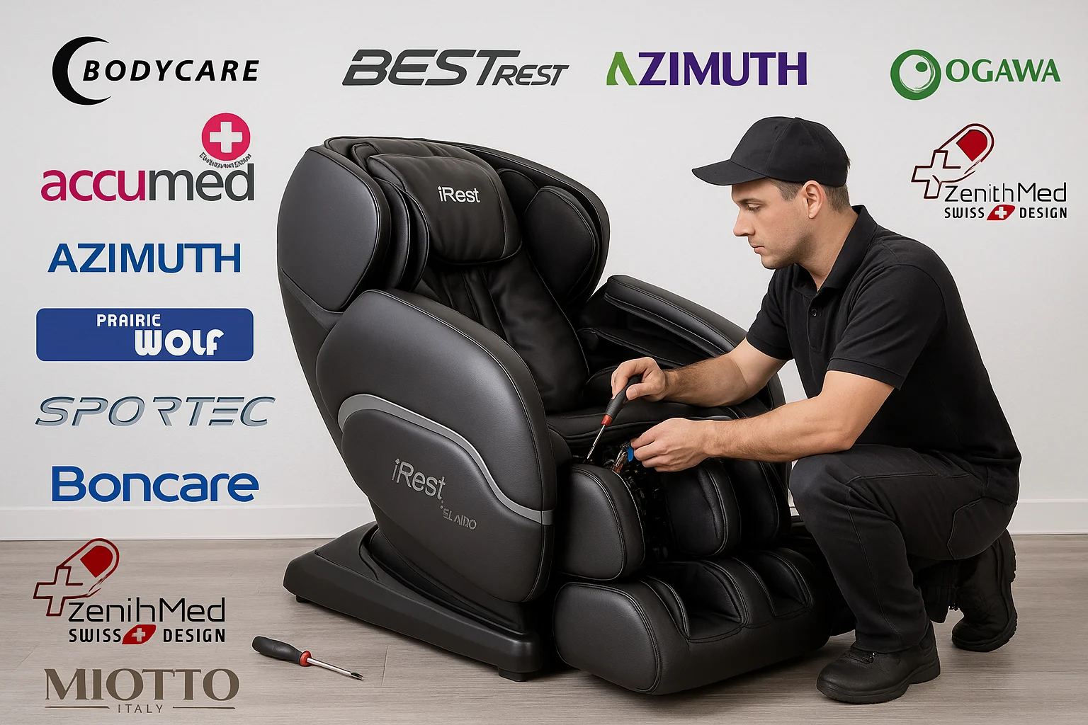 تعمیر تمامی برند های صندلی ماساژور