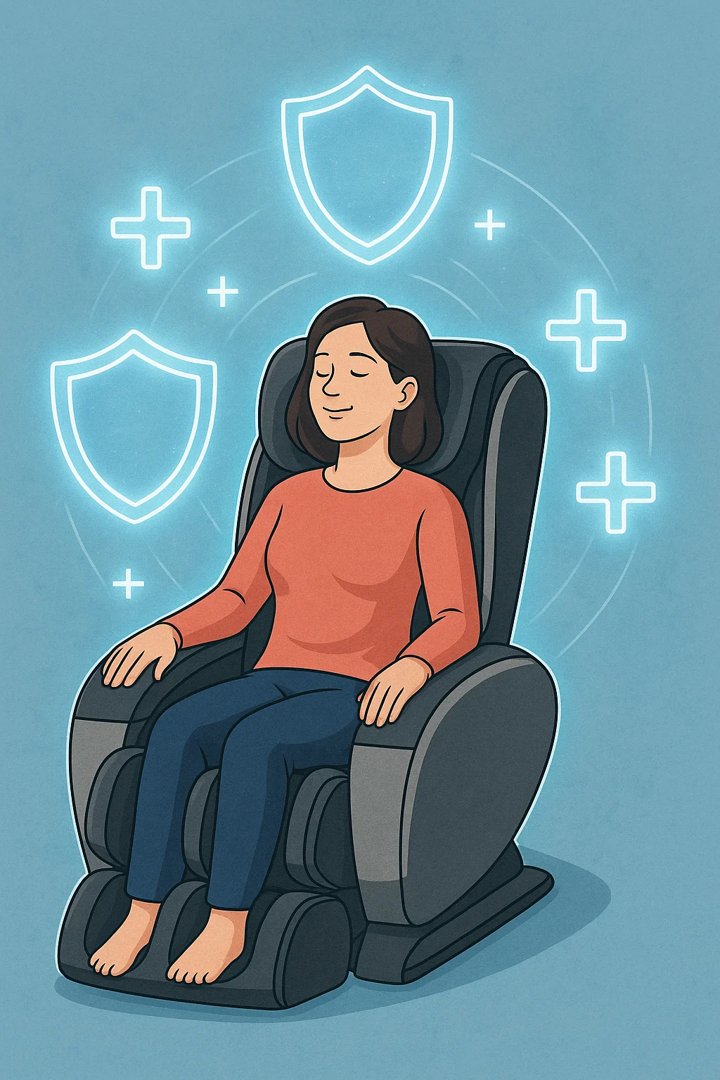 صندلی ماساژ در سم زدایی