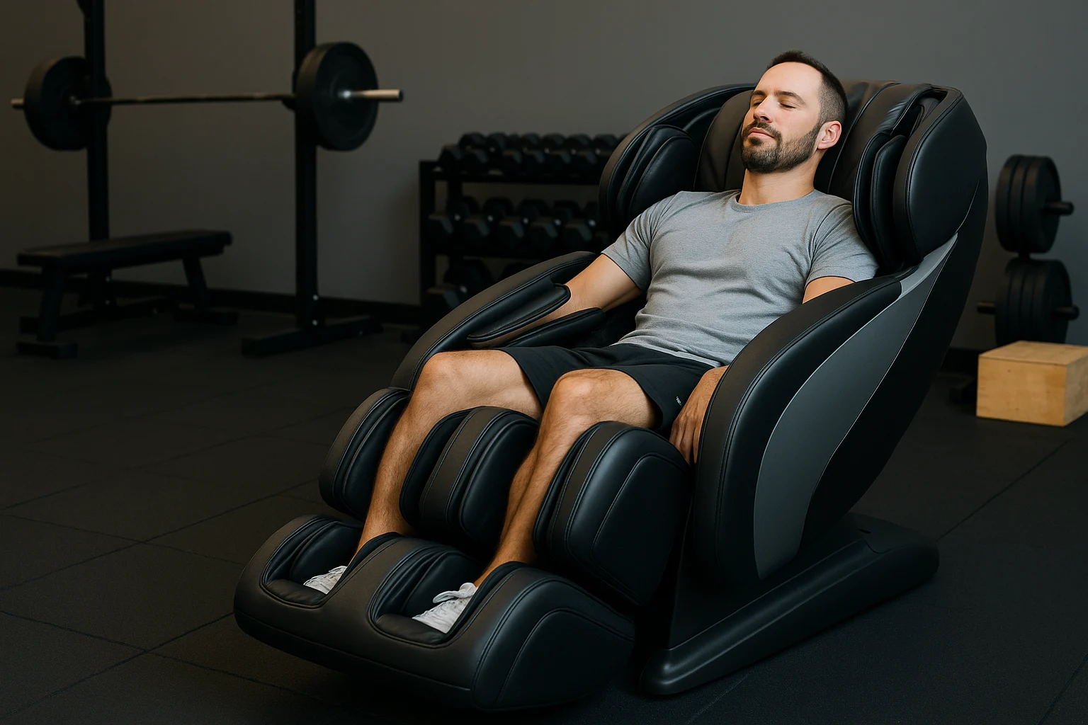 صندلی ماساژ بعد از ورزش